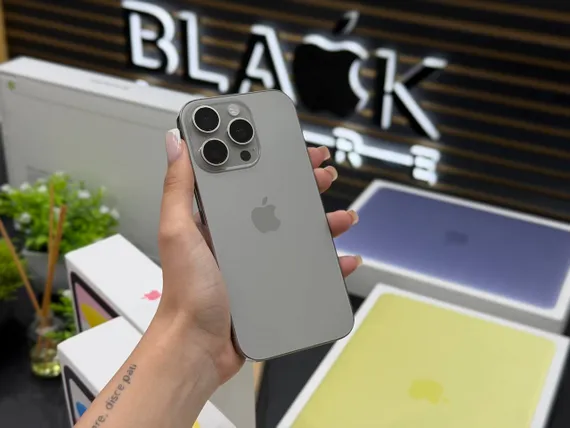 Б/У Телефон Apple iPhone 16 Pro 128Gb Natural Titanium 88% (FT76HVQQK1)