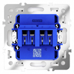 Розетка акустическая без рамки Voltum S70 VLS060303