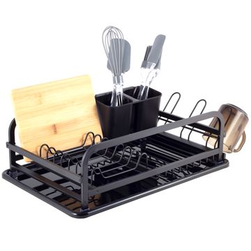 Сушилка для посуды из алюминия с поддоном Kamille KM 0752