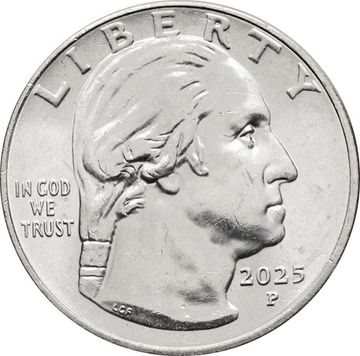 25 центов (1/4 доллара, квотер) 2025 США «Американские женщины - астроном Вера Рубин» (P)