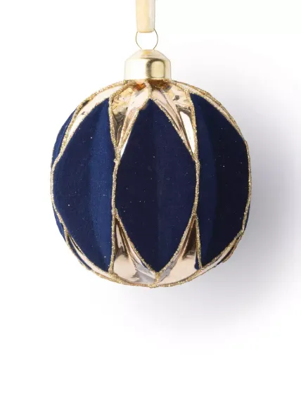 Винтажный стеклянный шар Медичи 8 см., 1 шт., Karlsbach (13238)