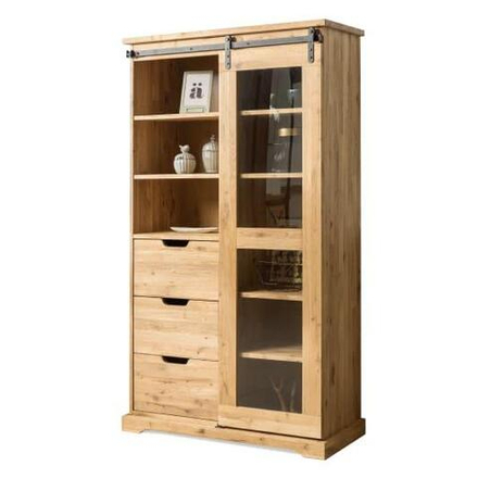 RAILWAY Шкаф с витриной (вар. V2)