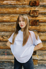 Футболка Оверсайз "Холодный край - Горячее сердце"