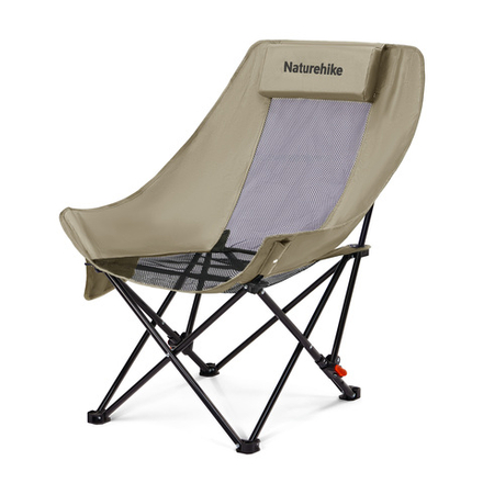Кресло складное Naturehike Sea Star 002 с подставкой для ног, бежевое (CNK2550JJ019)