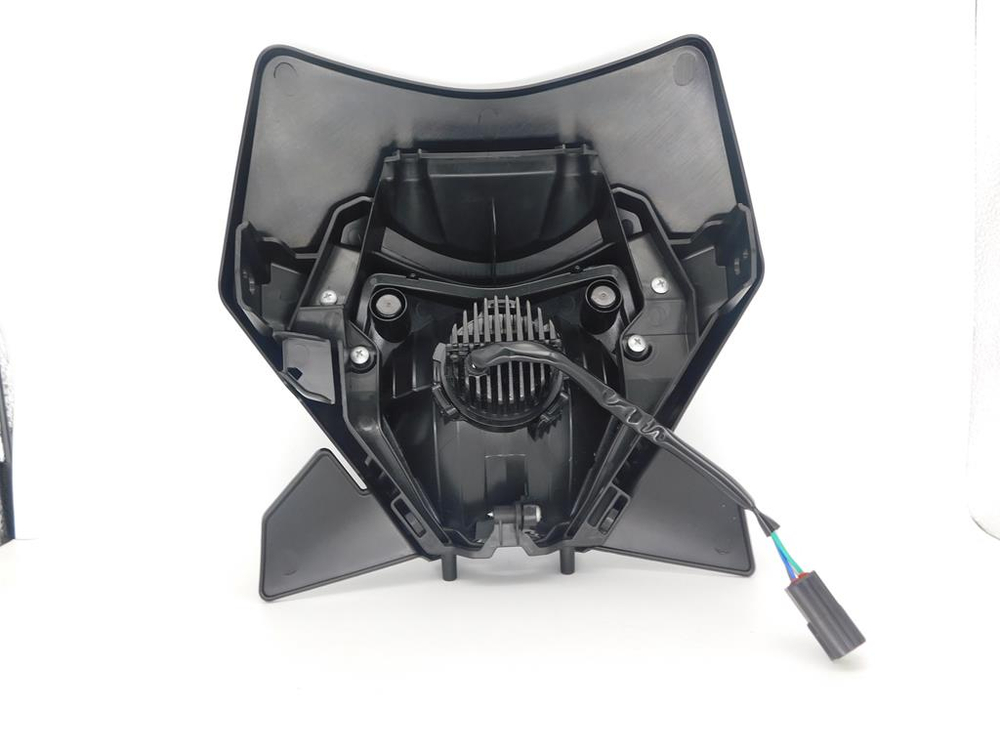 Фара с щитком эндуро KTM 2024 Otom чёрная