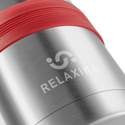 Термос универсальный (для еды и напитков) Relaxika 201 (0,5 литра), стальной
