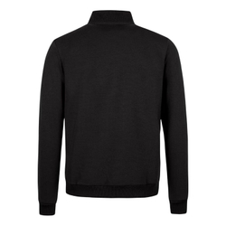 Мужская теннисная кофта Le Coq Sportif ESS T/T FZ Sweat No.1 M - черный