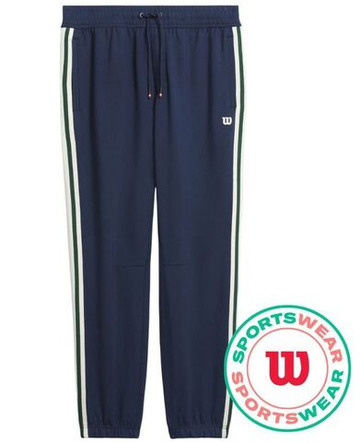 Мужские теннисные штаны Wilson Clairmont Warm-Up Jogger - небесный