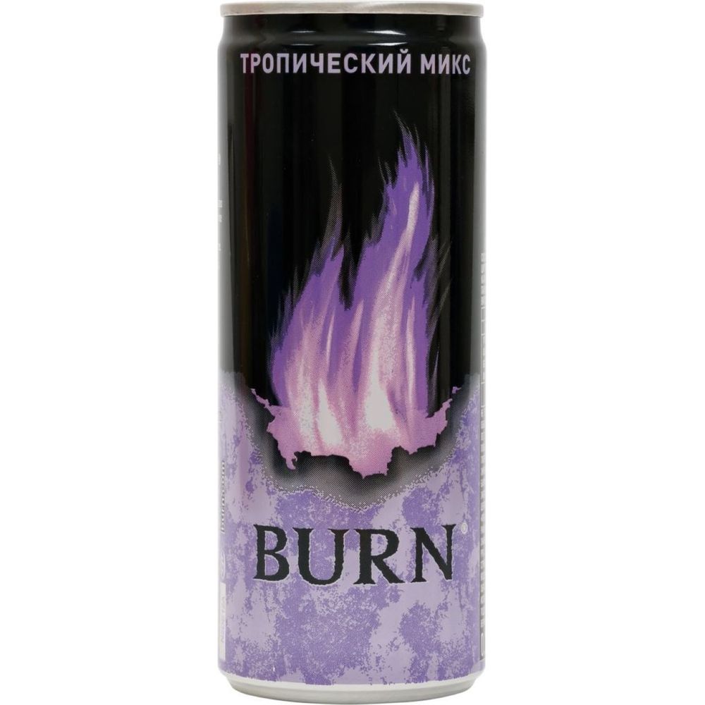 Напиток энергетический б/а Burn, тропический микс, 0,25 л