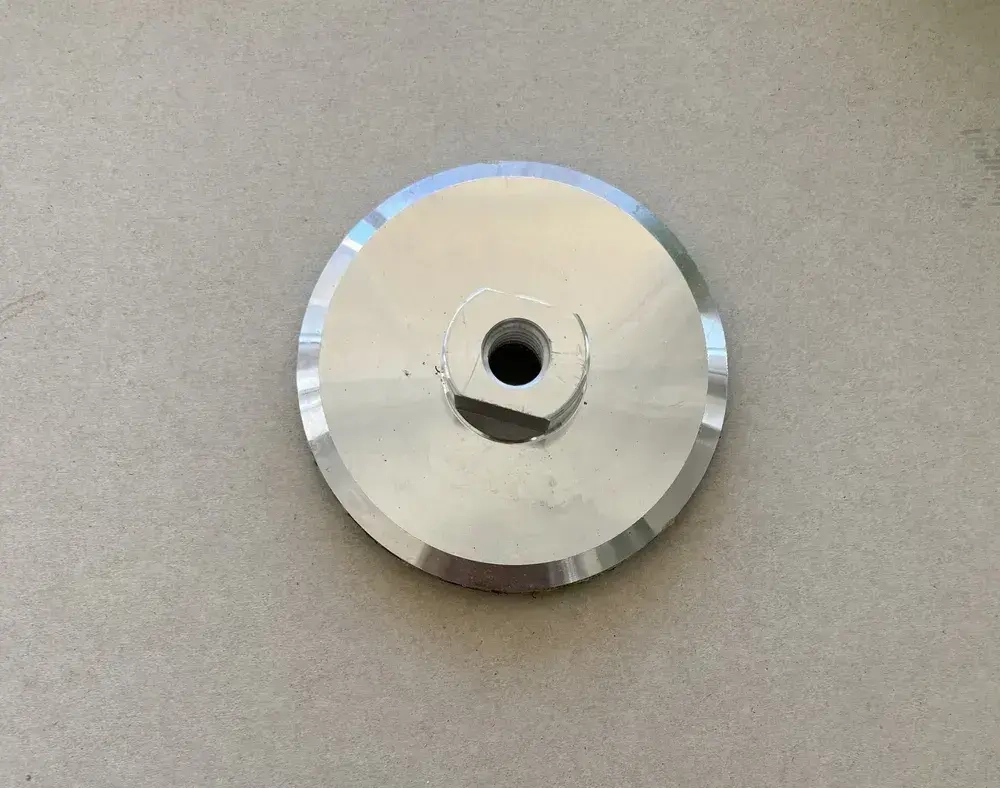 Опорная тарелка алюминиевая насадка на болгарку для шлифовки ушм