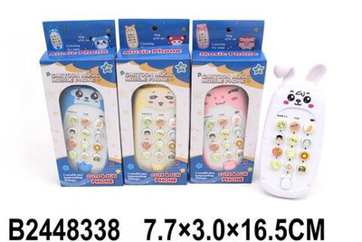 Телефон развивающий, коробка XS006-(1-4)