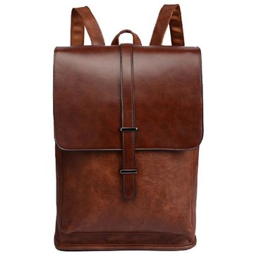 Рюкзак из экокожи Кенджу. Коричневый