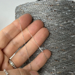 CRISTALLO - Luxury Production by Ri.Go; 75% хлопок, 15% люрекс, 10 п/а; 700м/100гр; col. 2042, цвет: серый с светло-коричневыми и серебряным люрексом «шишечками», есть бобинка 242гр.