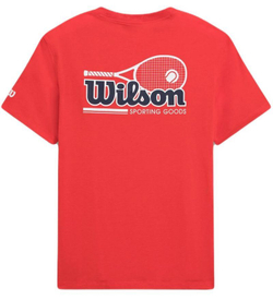 Мужская теннисная футболка Wilson Easy Street - красный