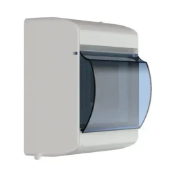 Бокс под автоматы IEK 6 модулей IP30 белый с дверцей