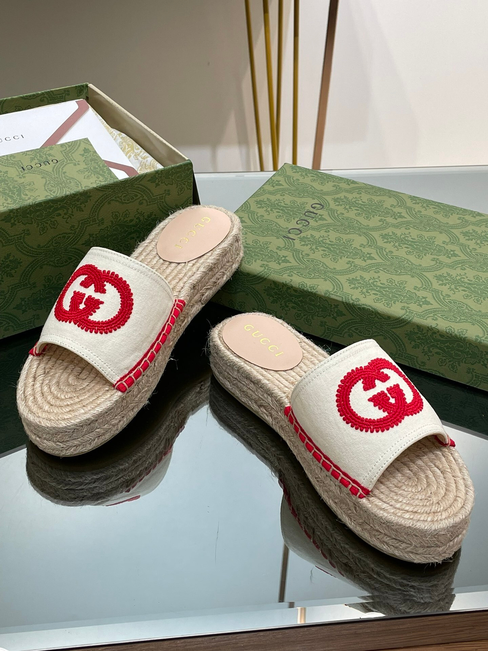 Gucci Espadrille Slide