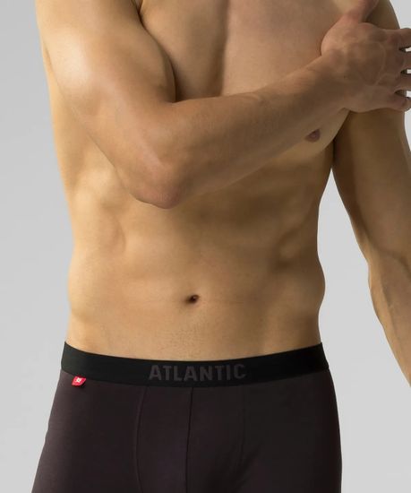 Трусы мужские боксеры (5шт), Atlantic 5SMH-004, графитовый + аквамарин + темно-голубой + темно-синий + эспрессо