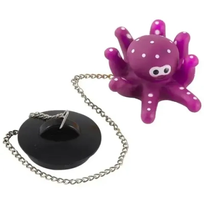 Пробка для ванной декоративная Осьминог