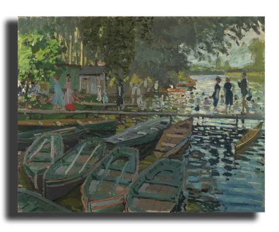 Репродукция "Клод Моне - Купальщицы в Грануиле"