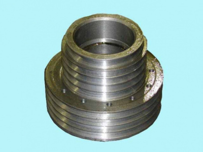 Шкив 238АК-10.05.061 двигателя (9-ти руч.) ЯМЗ-238АК ДОН-1500Б (в сб с подшип и пальцами) (УКРАИНА)