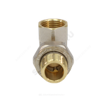 Тройник латунь никель Ду 15 (1/2") ВР/ВР/нак/гайка 9030 ГОСТ 32585-2013 Aquasfera 9030-01