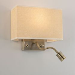 Citilux Декарт CL704303 Бра с бежевым абажуром и диммером