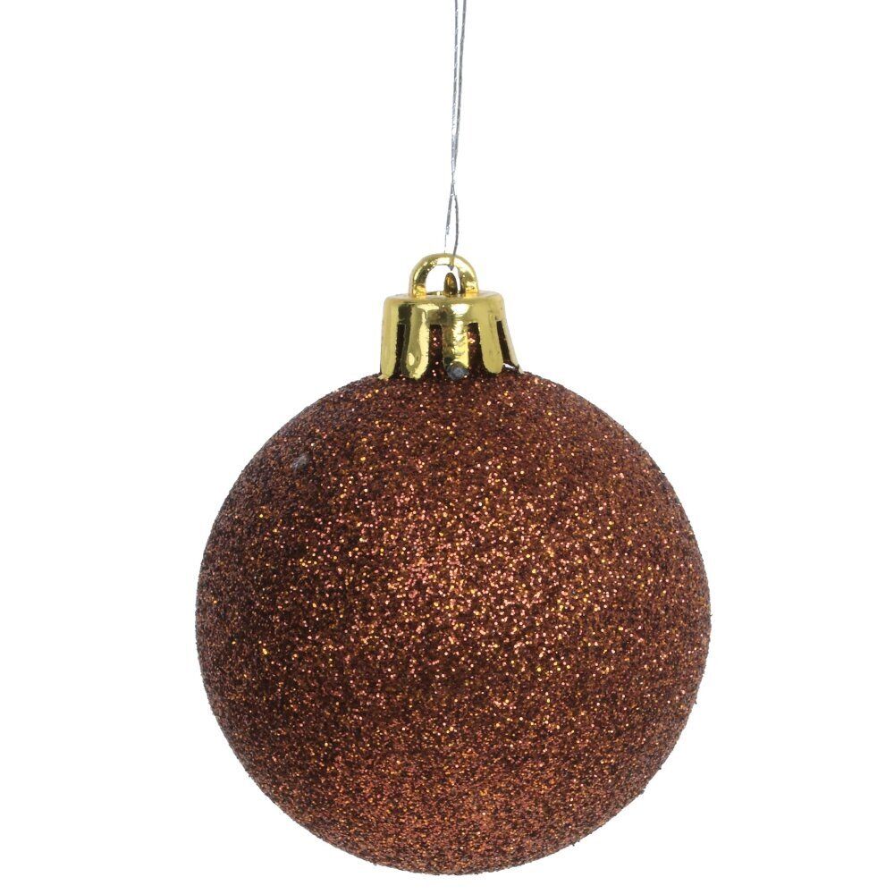 GAEM Набор из 6шт Украшение новогоднее "Шар", D 6 см, L11,5 W6 H17,5 см
