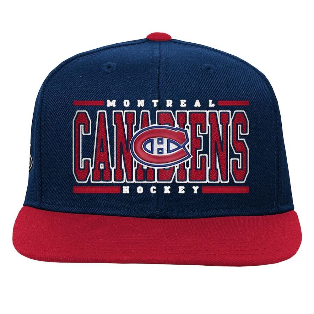 Бейсболка Adidas S24 Logo Flatbrim Canadiens JR