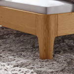 Кровать без изголовья из массива дуба Lugos'Art