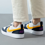 Женские кроссовки Nike Court Borough Low Recraft 'White Navy Gold' HJ3482-071