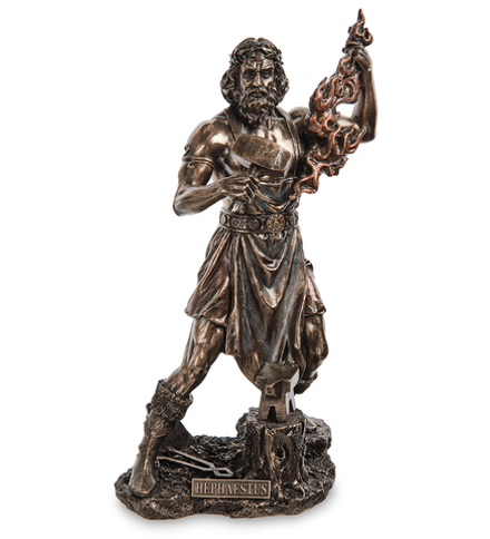 Veronese WS-1107 Статуэтка «Гефест - бог огня, покровитель кузнечного ремесла»