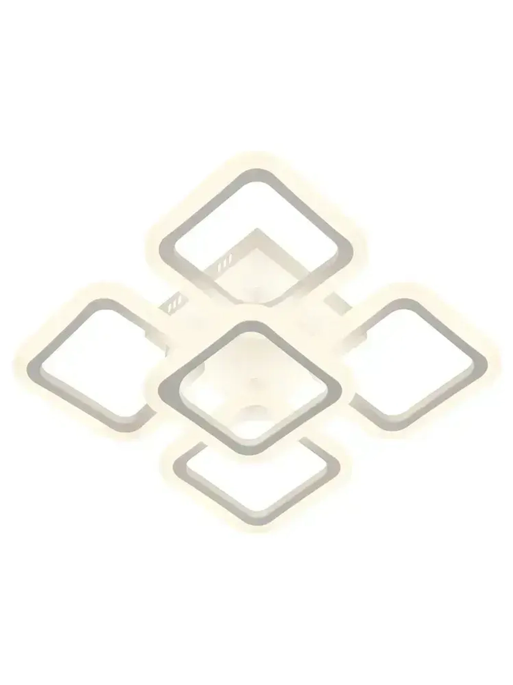 Люстра потолочная светодиодная с пультом ДУ Rivoli белая LED 80 Вт 3000 - 6000 К, светильник на кухню, в детскую, в спальню