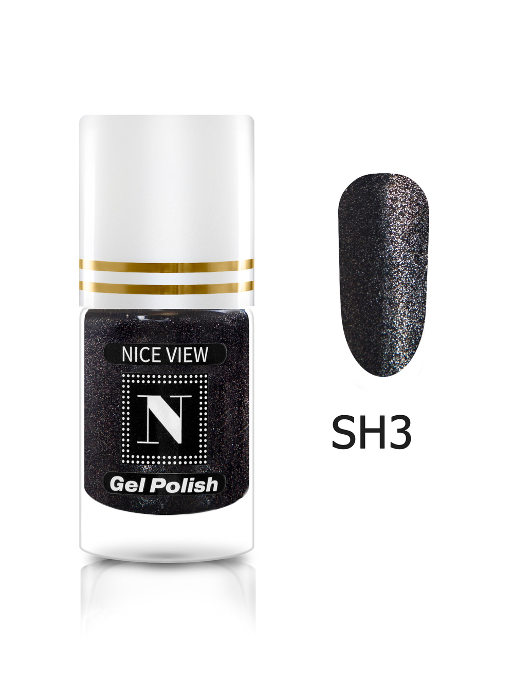 Nice View Гель-лак для ногтей Luma Shimmer, SH-003, Sherl, 12 мл
