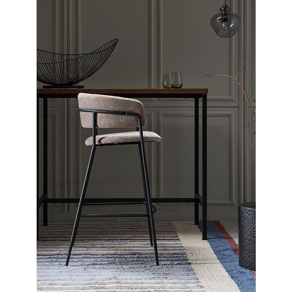 Стул барный Helning, мягкий шенилл, капучино