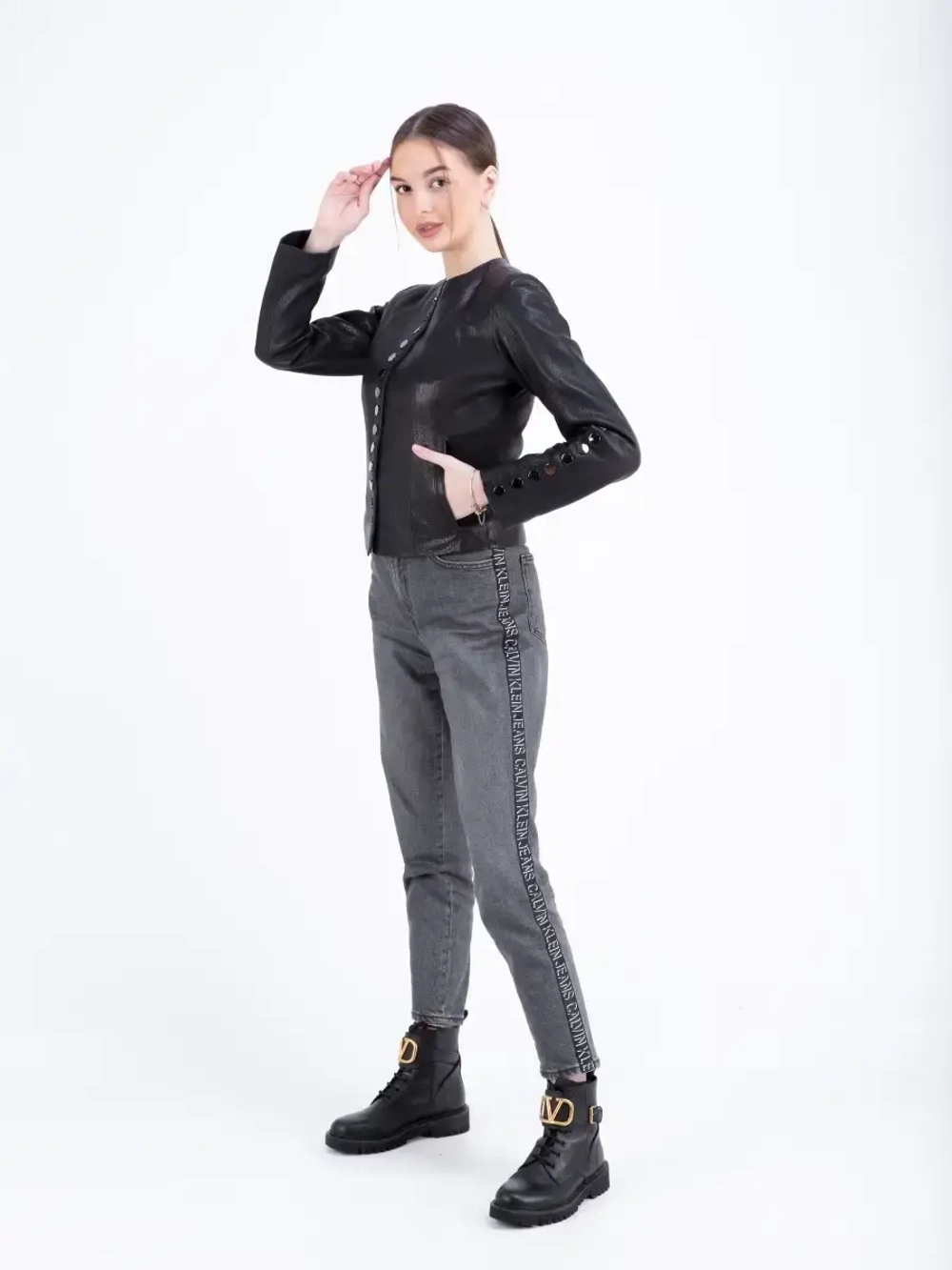 Куртка кожаная женская  натуральная Турция