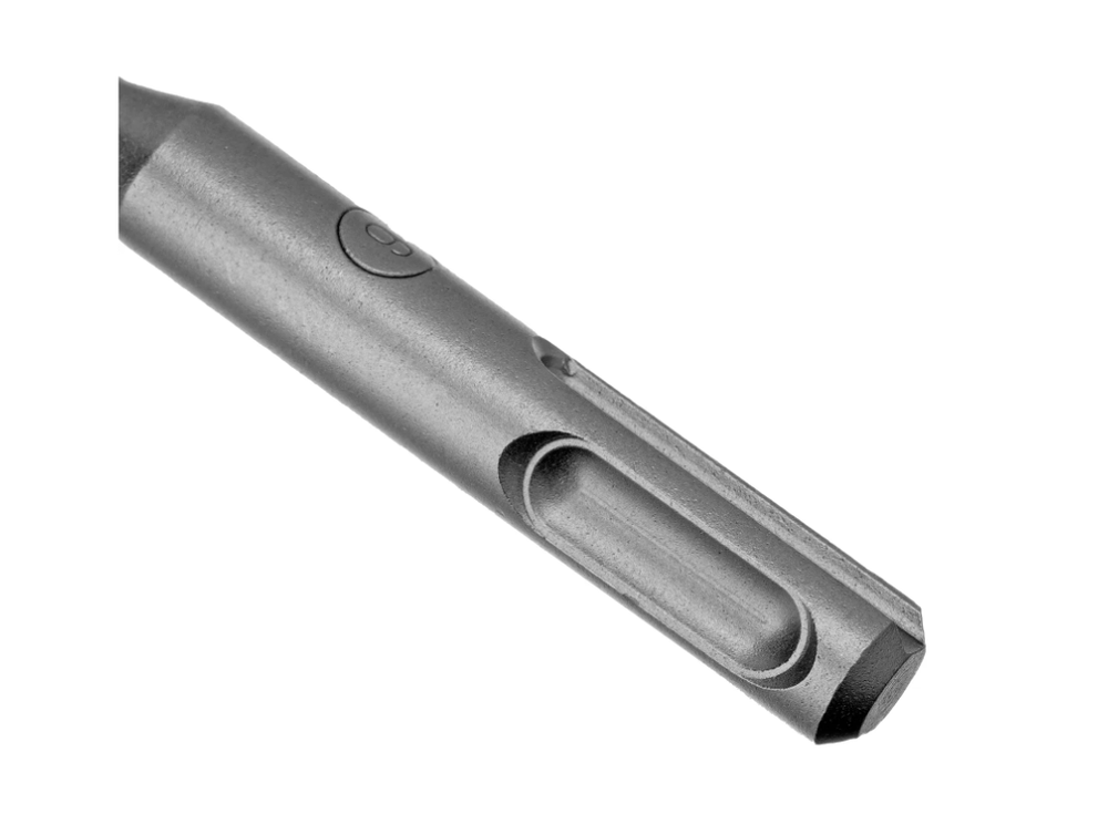 Бур по бетону, двойная спираль, Cobalt W-tip (6x160 мм; SDS PLUS) Denzel 705006