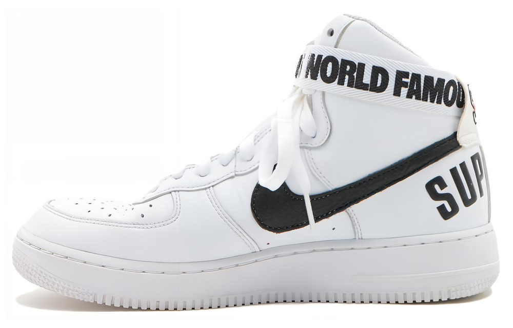 Кроссовки Supreme X Nike Air Force 1 World Famous White