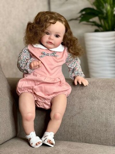 Кукла Реборн мягконабивная 60см в пакете (FA-157)