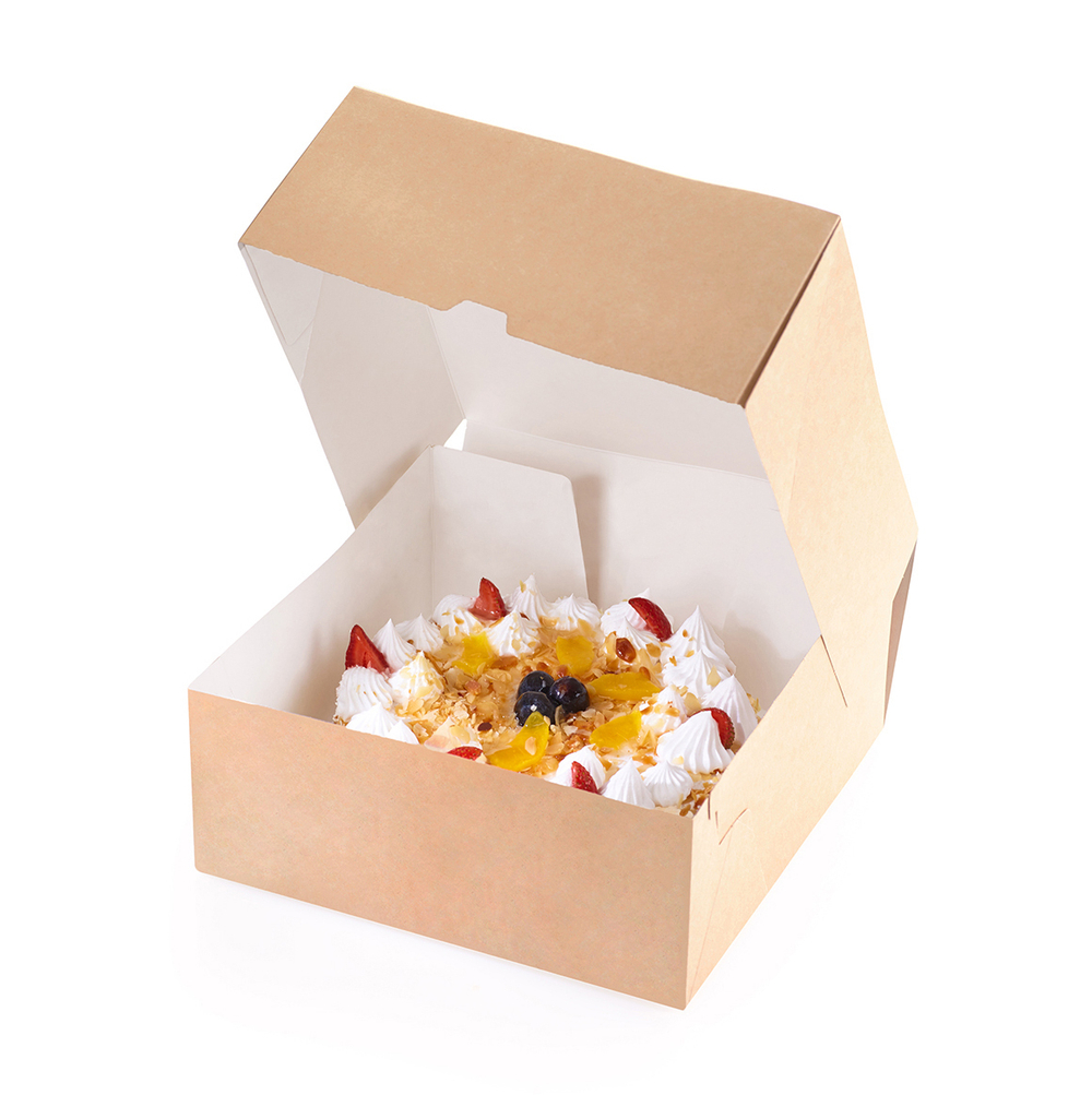 Коробка для десертов "Cake 6000" белая, без окна