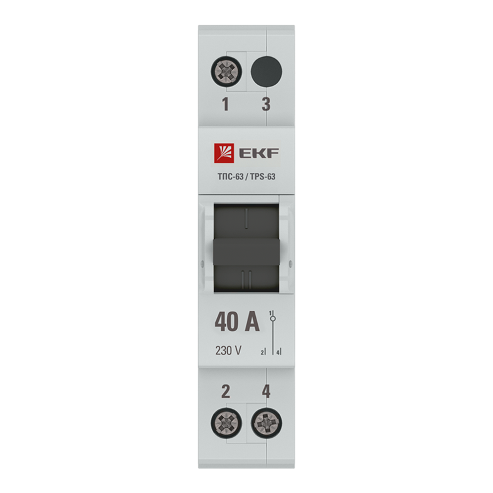 Переключатель трехпозиционный ТПС-63 1P 40А PROxima EKF TPS140