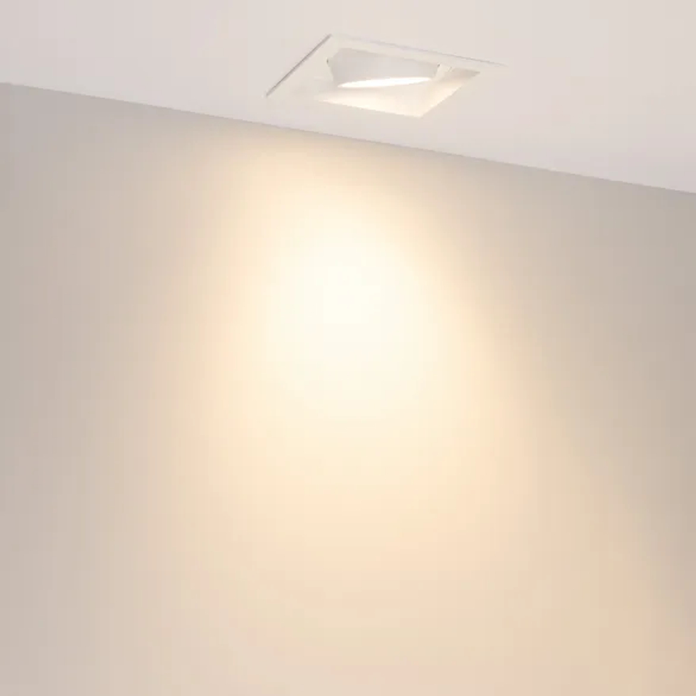 Светильник MS-VORTEX-BUILT-S140x140-30W Warm3000 (WH-WH, 50 deg, 230V) (Arlight, IP20 Металл, 5 лет) 057924