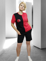 23294 Пижама женская красный/черный (56)