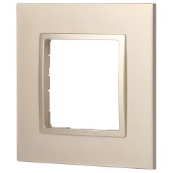 Рамка для розеток и выключателей ЭРА Elegance 14-5011-04 Classic, на 1 пост, шампань