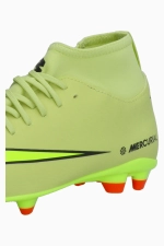 Бутсы Nike Mercurial Superfly 10 Club FG/MG Junior - желтый