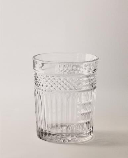 Zara Home стакан из стекла, цвет прозрачный, 10.6 см