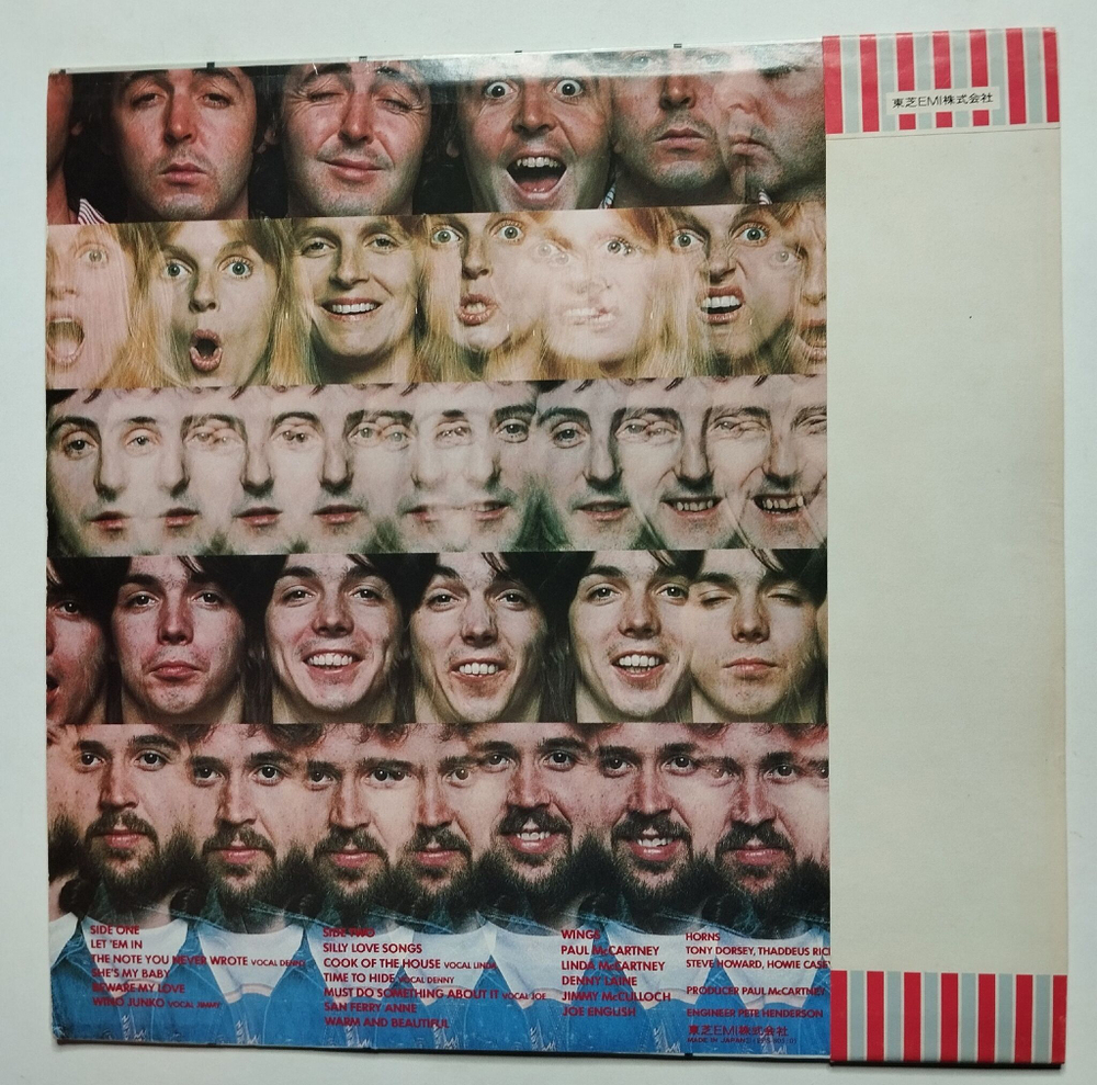Винтажная виниловая пластинка LP Wings At The Speed Of Sound (EX) (Japan 1976) (Obi)