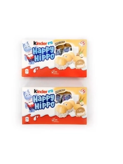 Печенье Kinder Happy Hippo Hazelnut/ Хеппи Хиппо лесной орех
