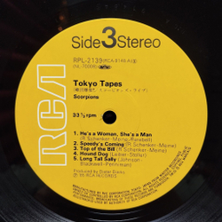 Винтажная виниловая пластинка LP Scorpions Tokyo Tapes (Japan 1985) (Obi)