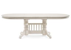 Деревянный стол Кантри 160(200-240)х107х78 слоновая кость