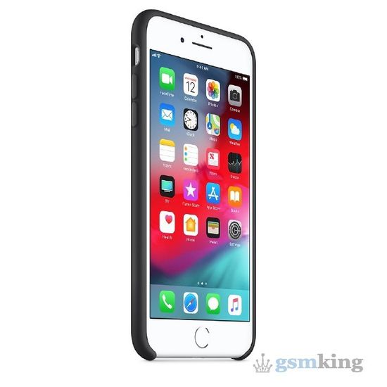 Silicone Case iPhone 8/7 Plus Black (Чёрный)